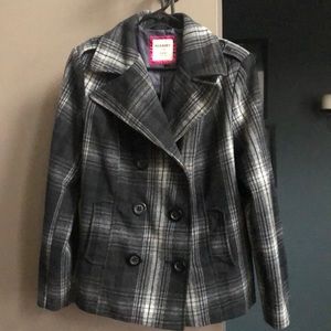 Plaid Wool Old Navy Pea Coat